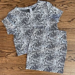 Matching top and skirt • size small
